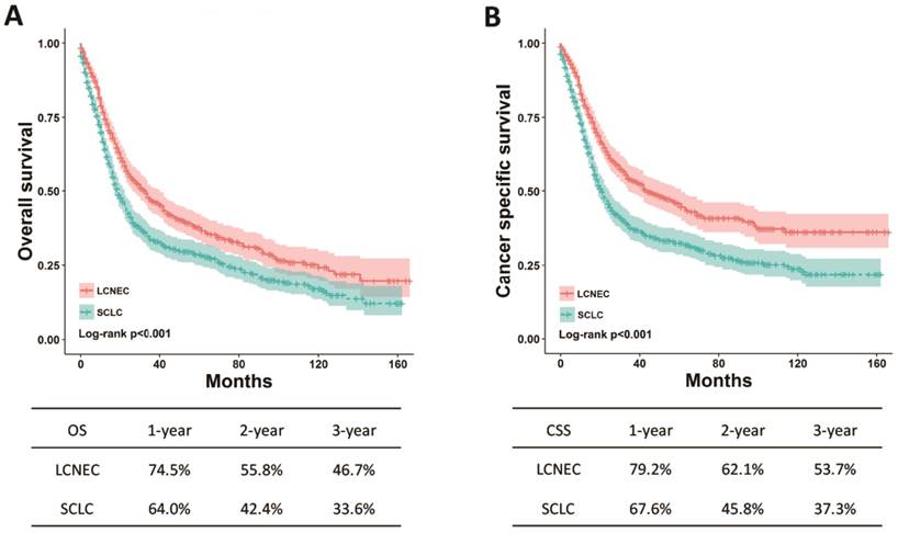 Comparative Study Of Large Cell Neuroendocrine Carcinoma And Small Cell Lung Carcinoma In High Grade Neuroendocrine Tumors Of The Lung A Large Population Based Study